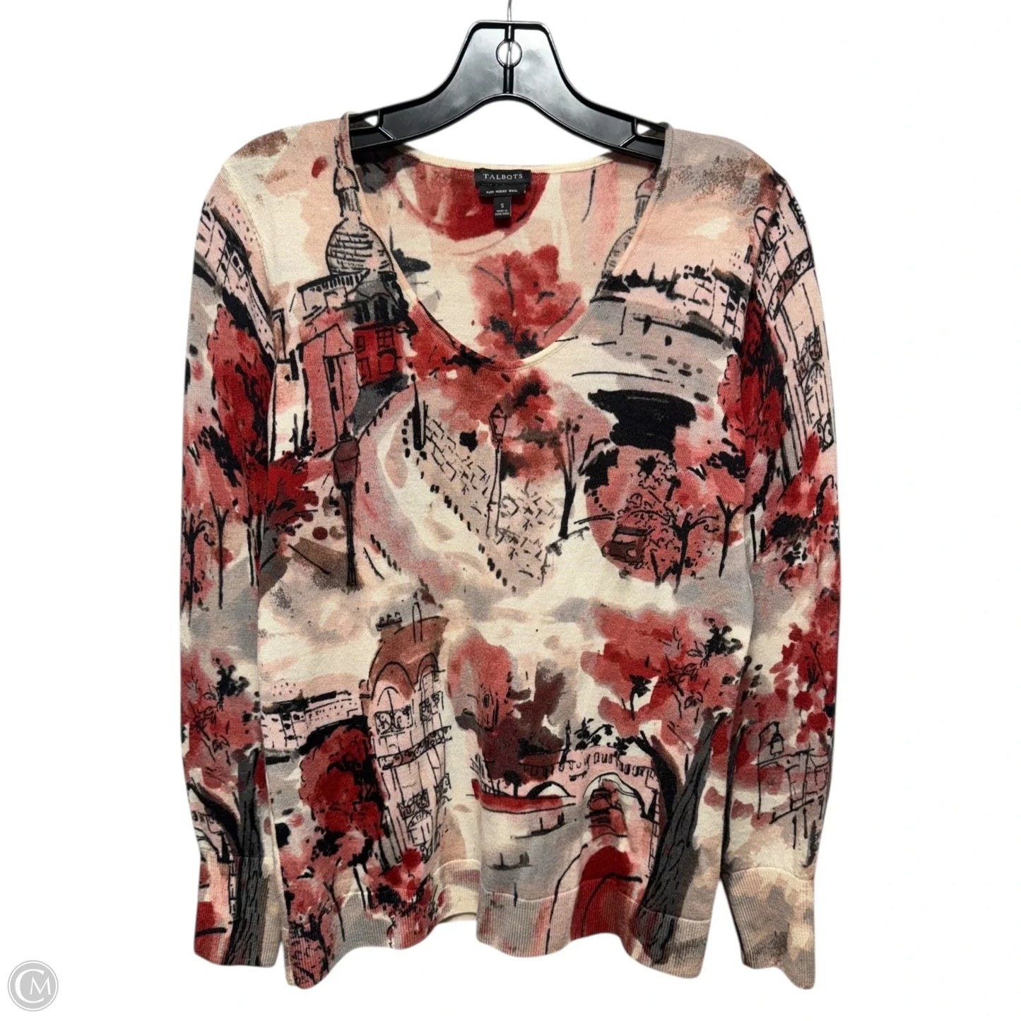 Merino Sweater By Talbots In Multi-colored, Size: S