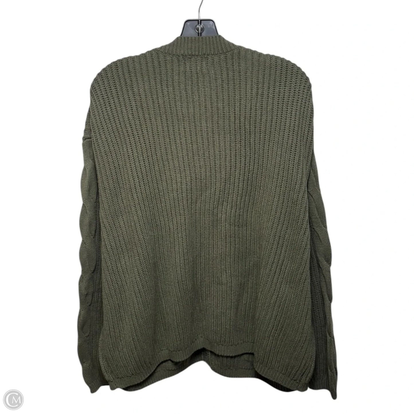 Sweater Cardigan By St Johns Bay In Green, Size: XL