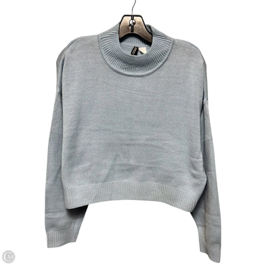 Cropped Sweater By Divided In Blue, Size: M