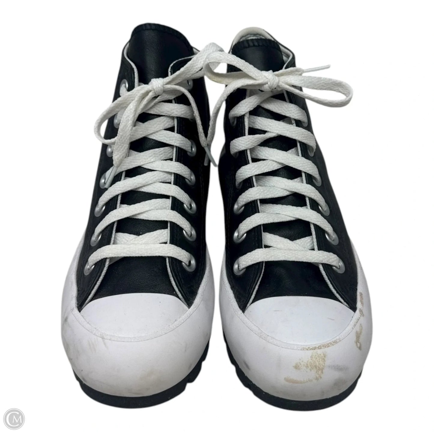 Lug Hi Shoes Sneakers Platform By Converse In Black & White, Size: 5