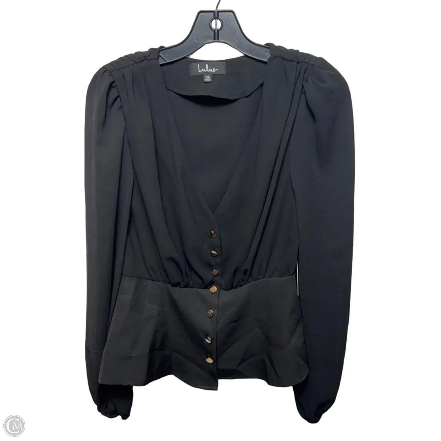Top Long Sleeve By Lulus In Black, Size: Xs