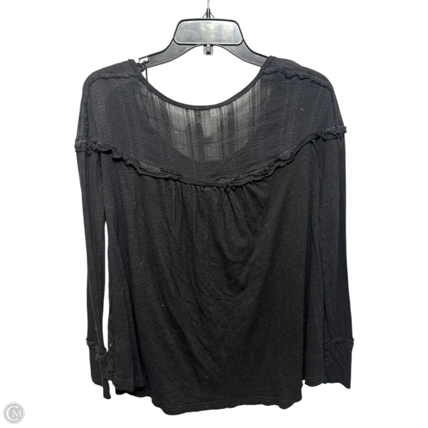 Down Under Henley Top By We The Free In Black, Size: Xs