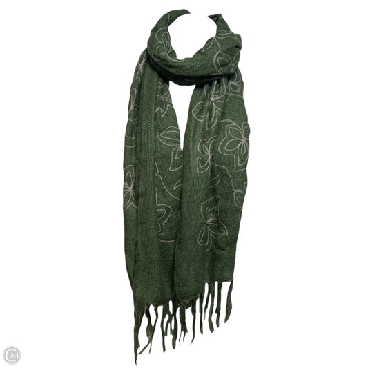 Floral Embroidered Scarf Long