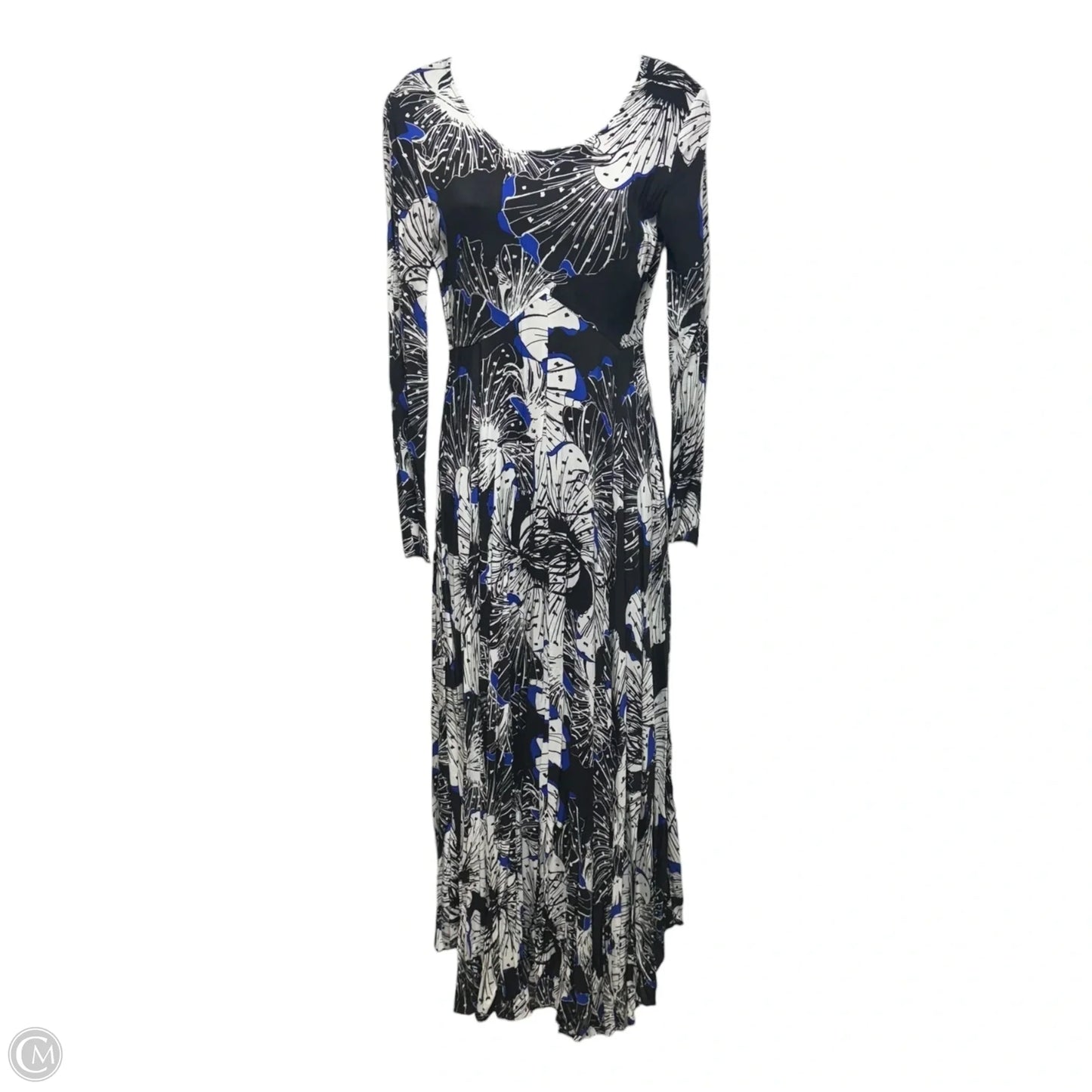 First Kiss Maxi Dress By Free People In Black & Blue, Size: XS