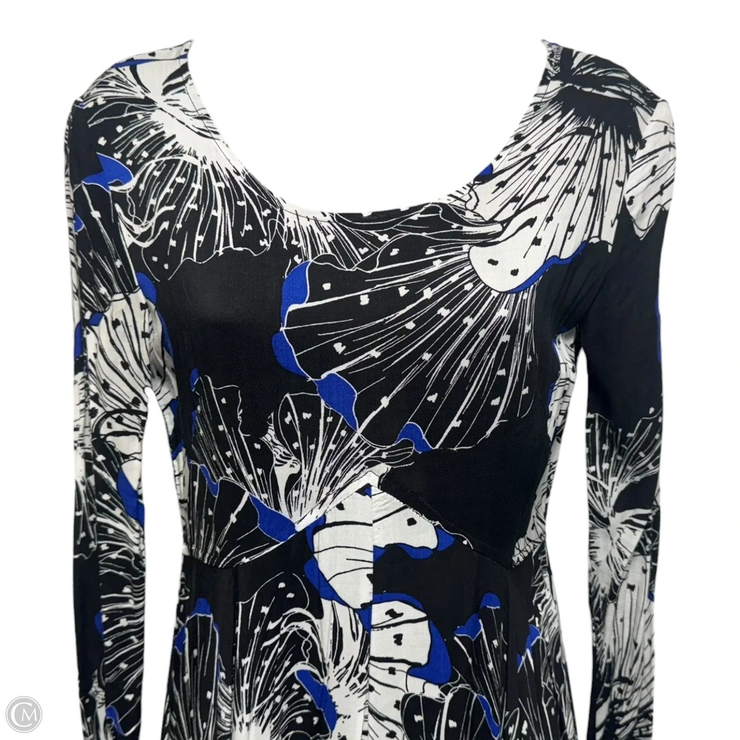 First Kiss Maxi Dress By Free People In Black & Blue, Size: XS