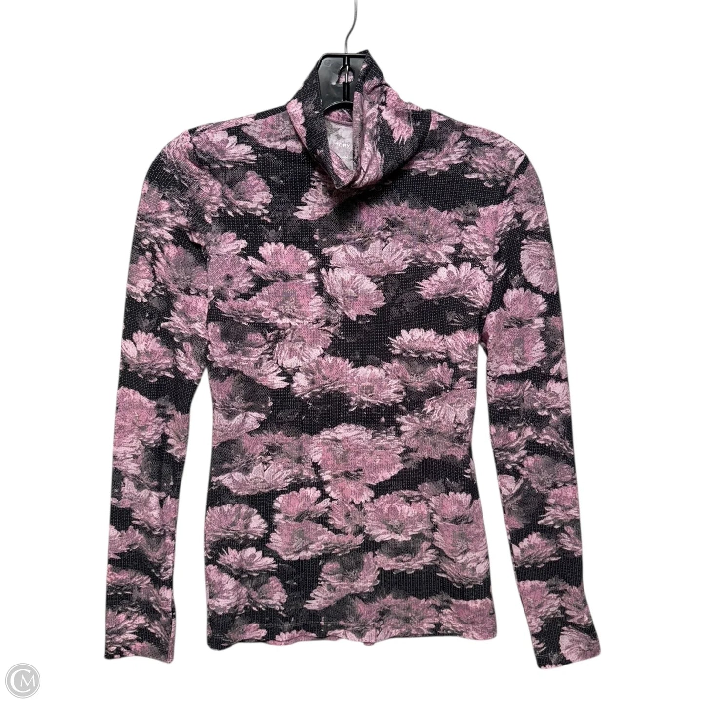 Top Long Sleeve Designer By Tory Burch In Floral Print, Size: L