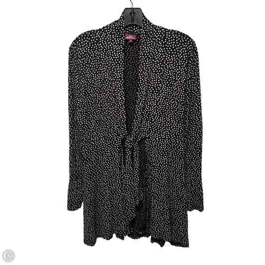Sweater Cardigan By Salaam In Polkadot Pattern, Size: M