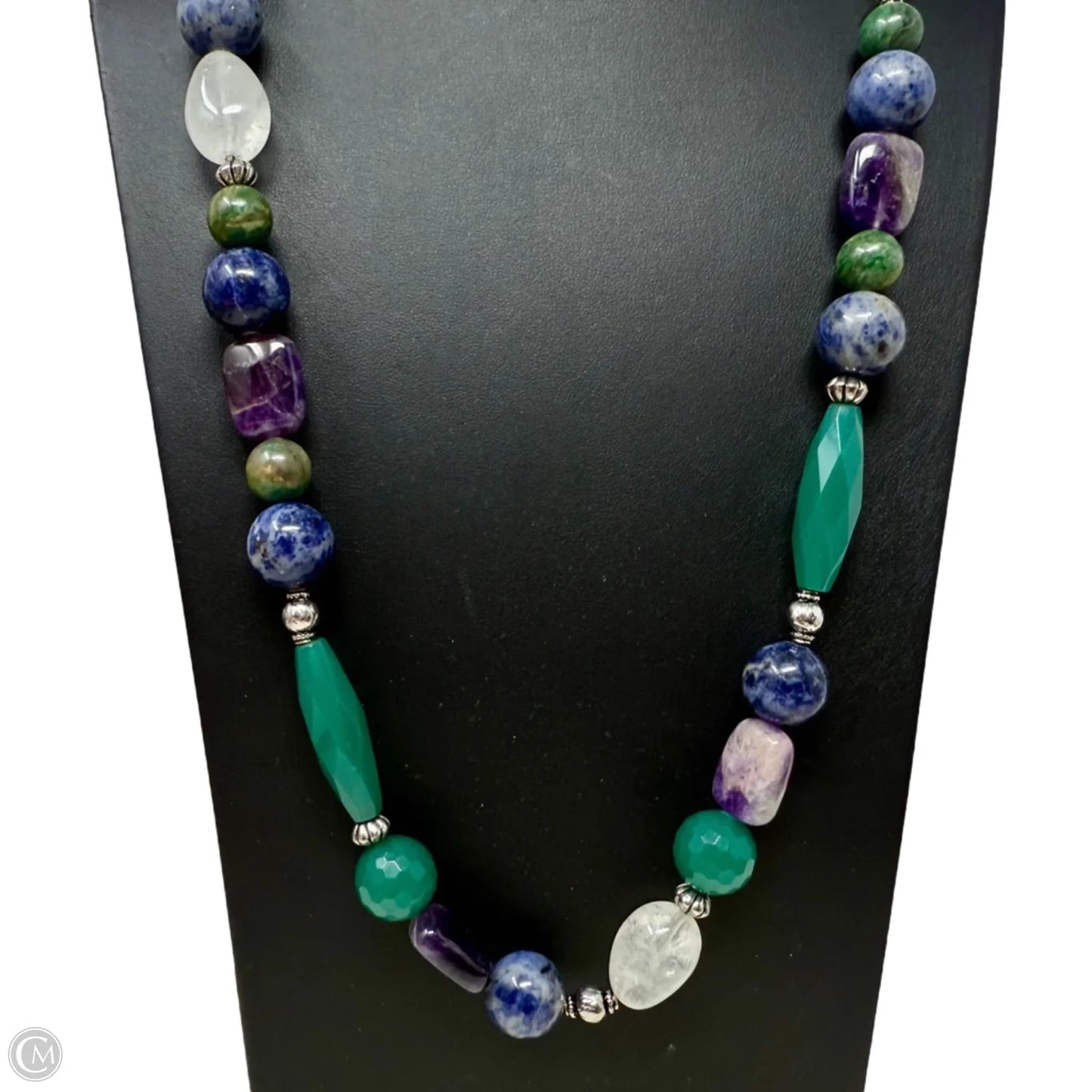 Multi Stone Long Necklace By Carolee Lux