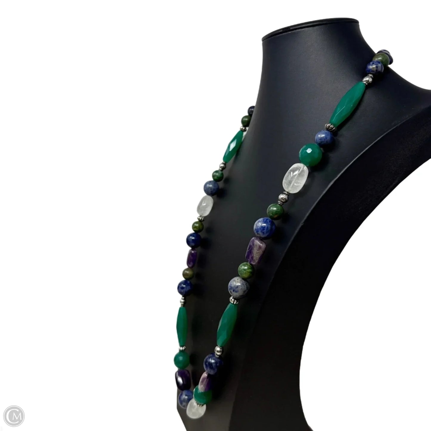 Multi Stone Long Necklace By Carolee Lux