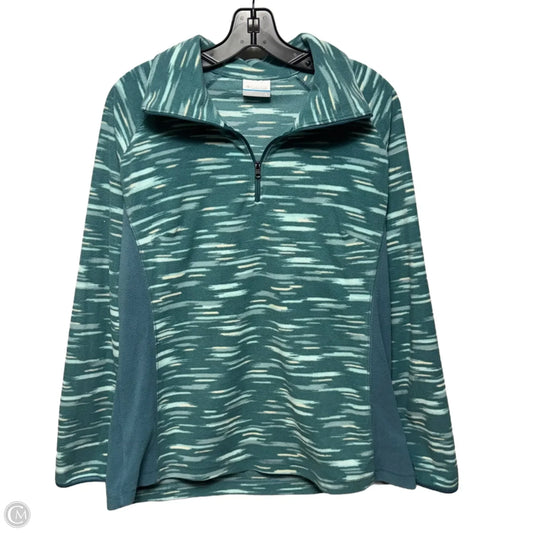 Athletic Fleece By Columbia In Green & Grey, Size: Xl