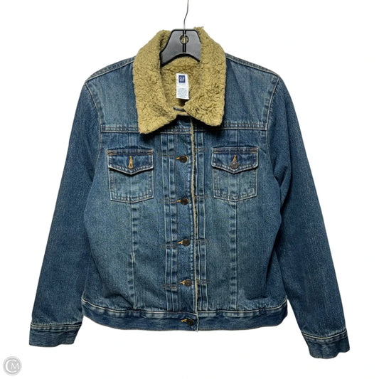Jacket Denim By Gap In Blue Denim, Size: M