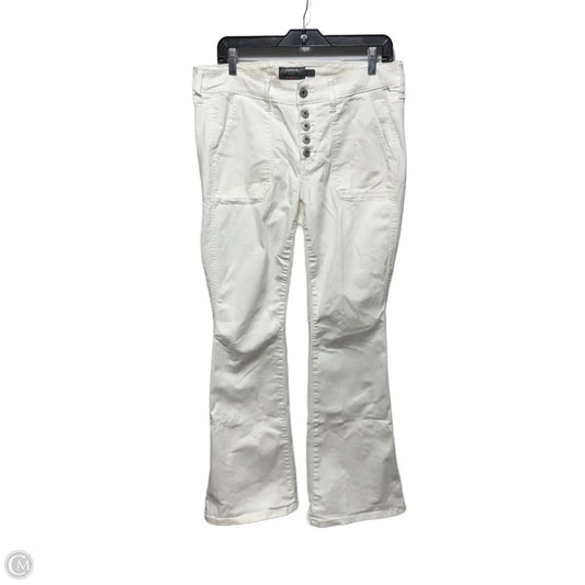 Mid-Rise Flare Jeans By Torrid In White, Size: 12