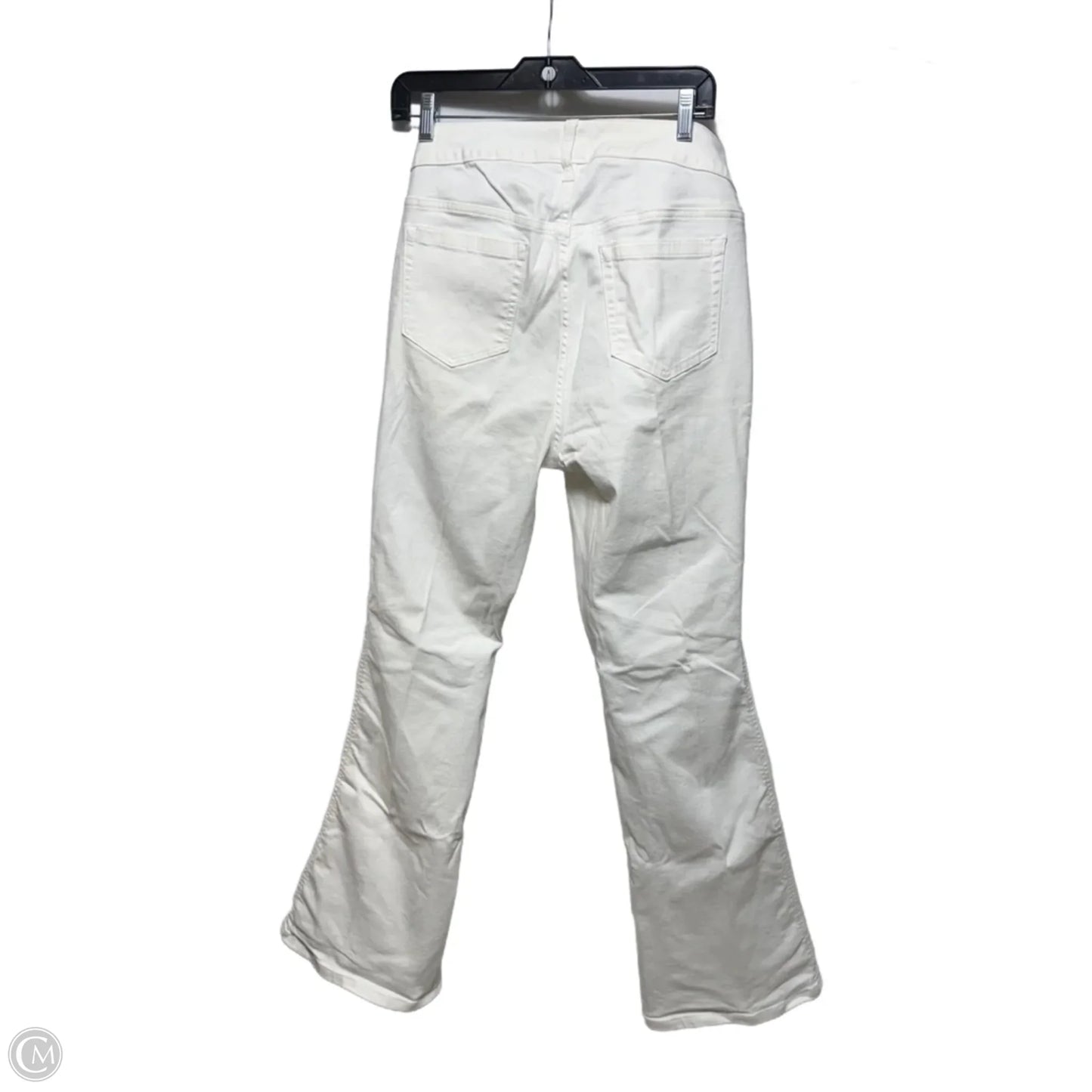 Mid-Rise Flare Jeans By Torrid In White, Size: 12