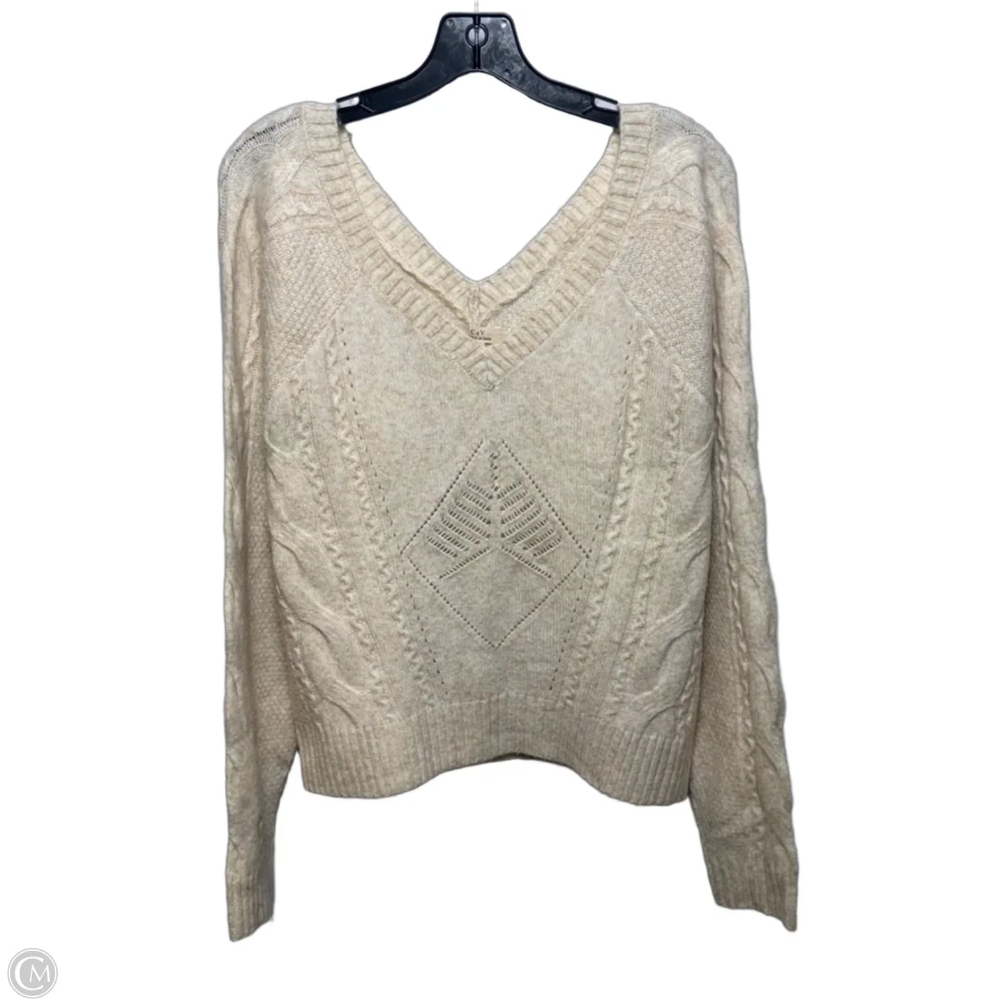Sweater By Chelsea And Violet In Cream, Size: Xl