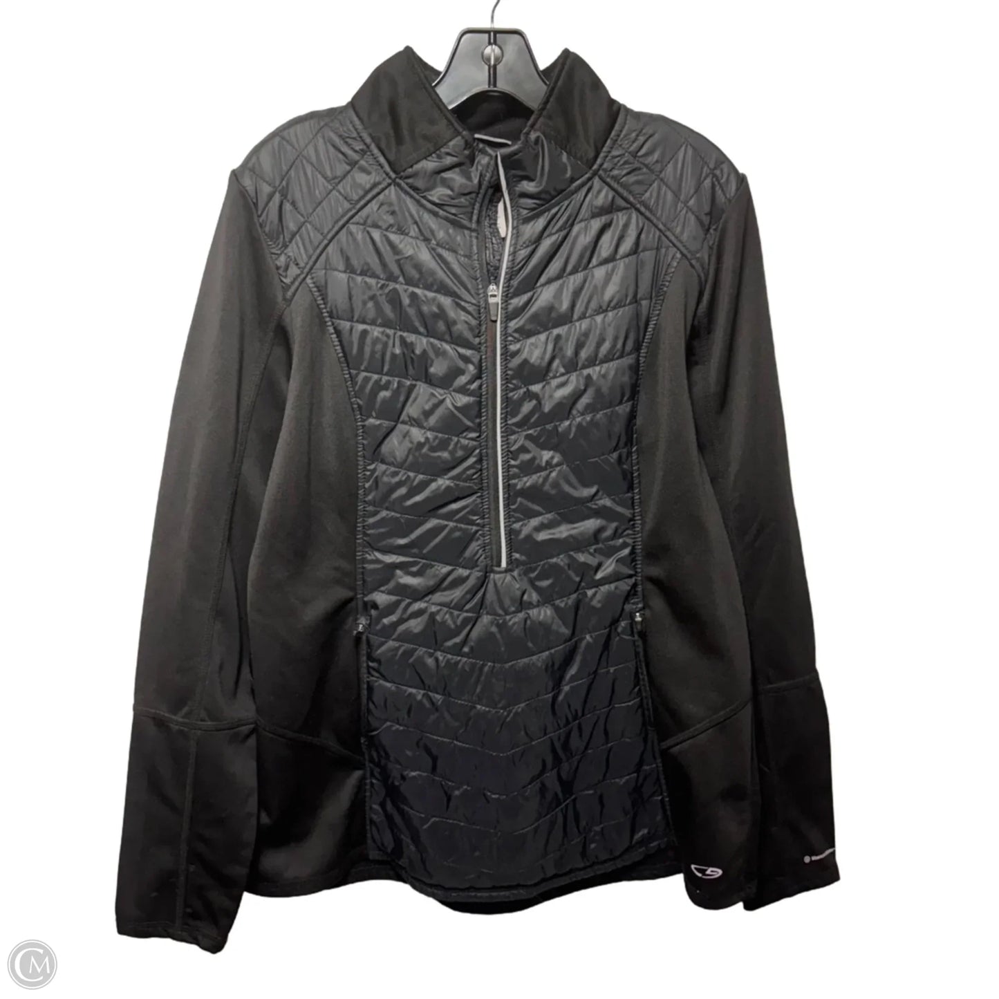 Athletic Jacket By Champion In Black, Size: Xxl