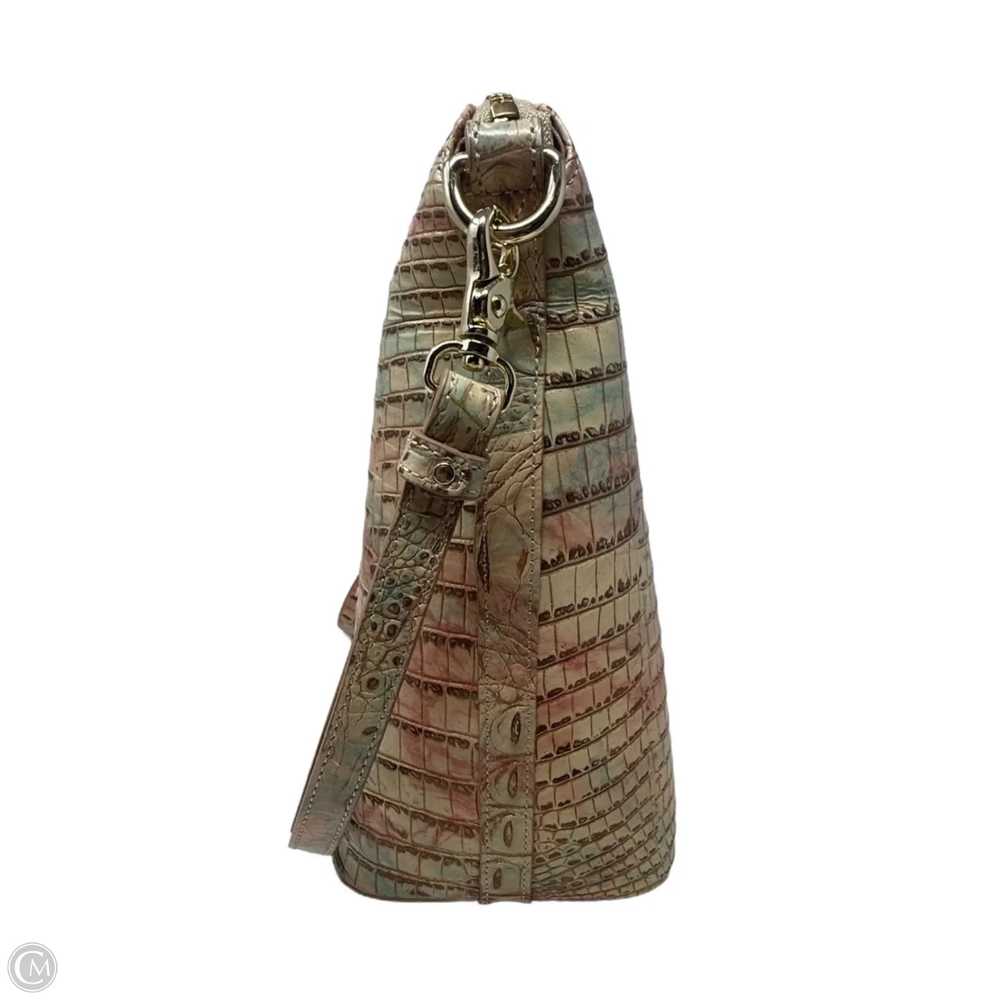 Large Duxbury Satchel In Sandatone Melbourne Designer By Brahmin, Size: Large