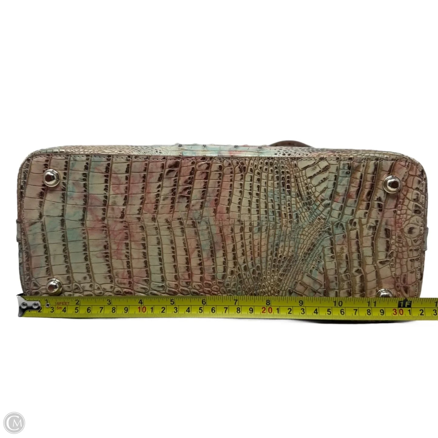 Large Duxbury Satchel In Sandatone Melbourne Designer By Brahmin, Size: Large