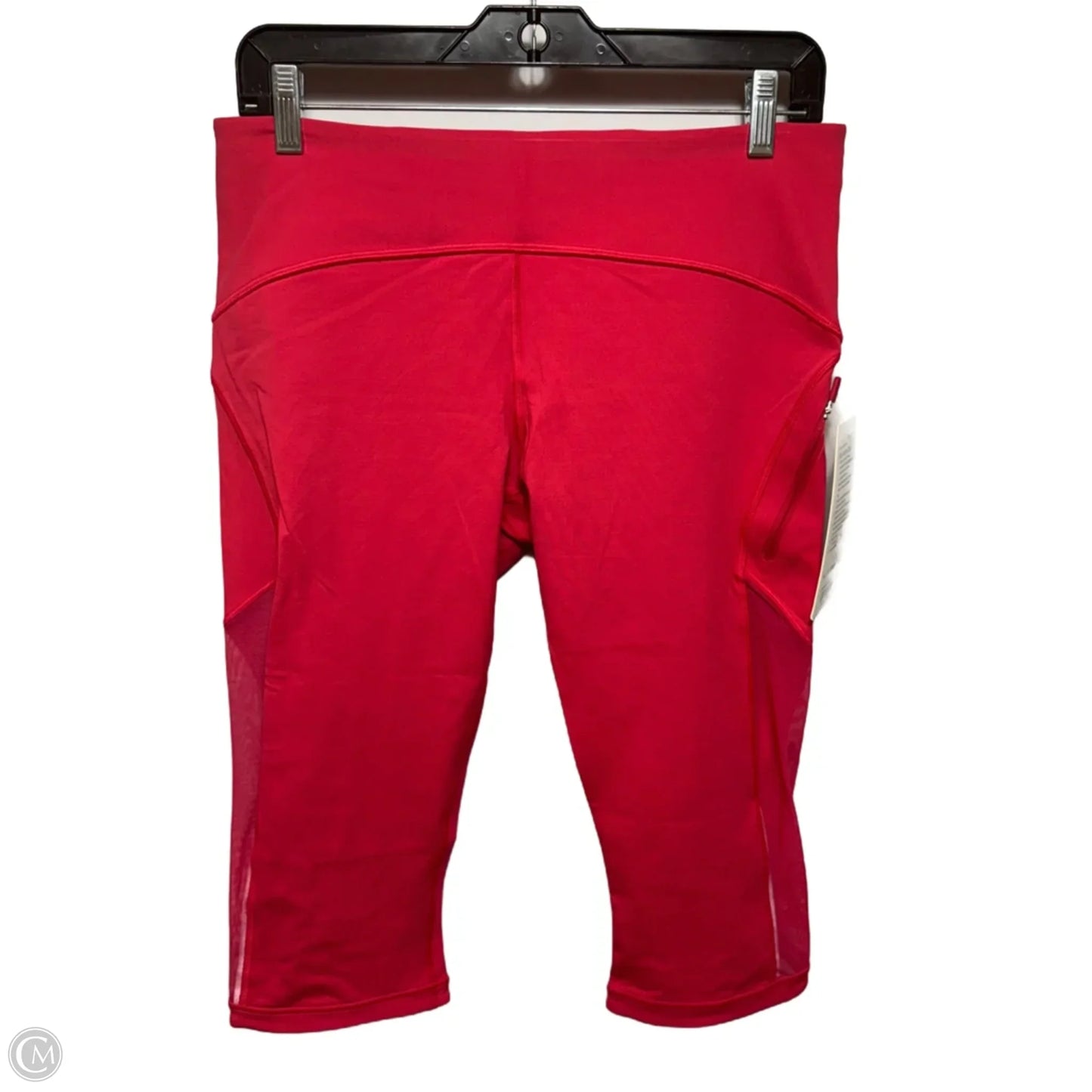 Sun Runner Athletic Capris By Lululemon In Pink, Size: 10