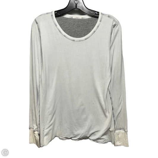 Reversible Top Long Sleeve By Lululemon In White, Size: M