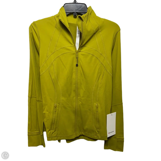 Define Athletic Jacket By Lululemon In Chartreuse, Size: 10