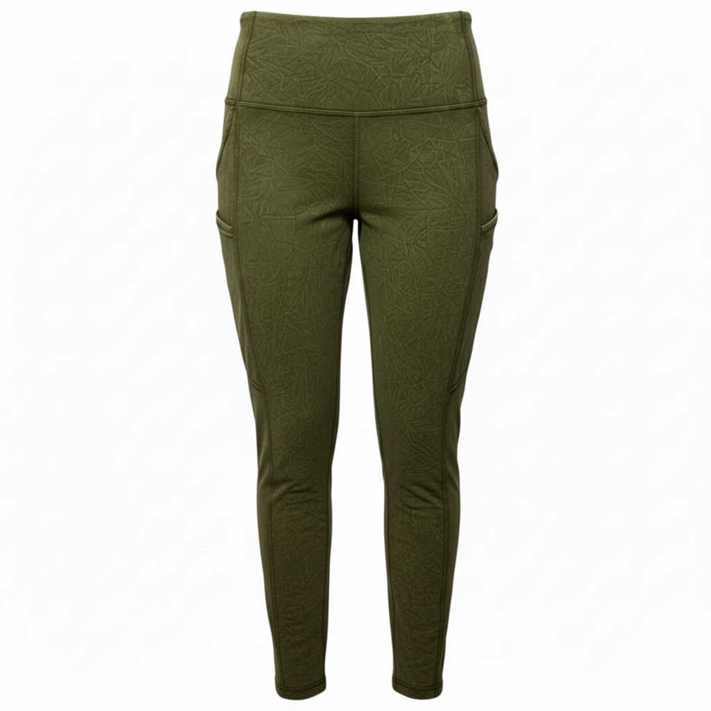 Fast and Free HR Tight 25” Athletic Leggings By Lululemon In Green, Size: 10