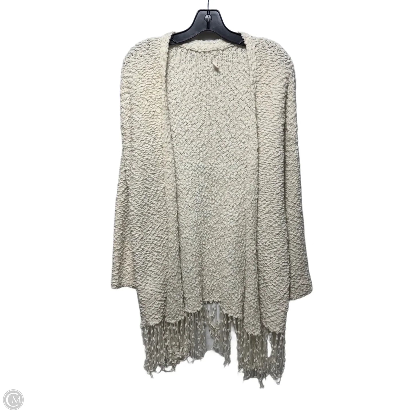 Sweater Cardigan By Pol In Cream, Size: M