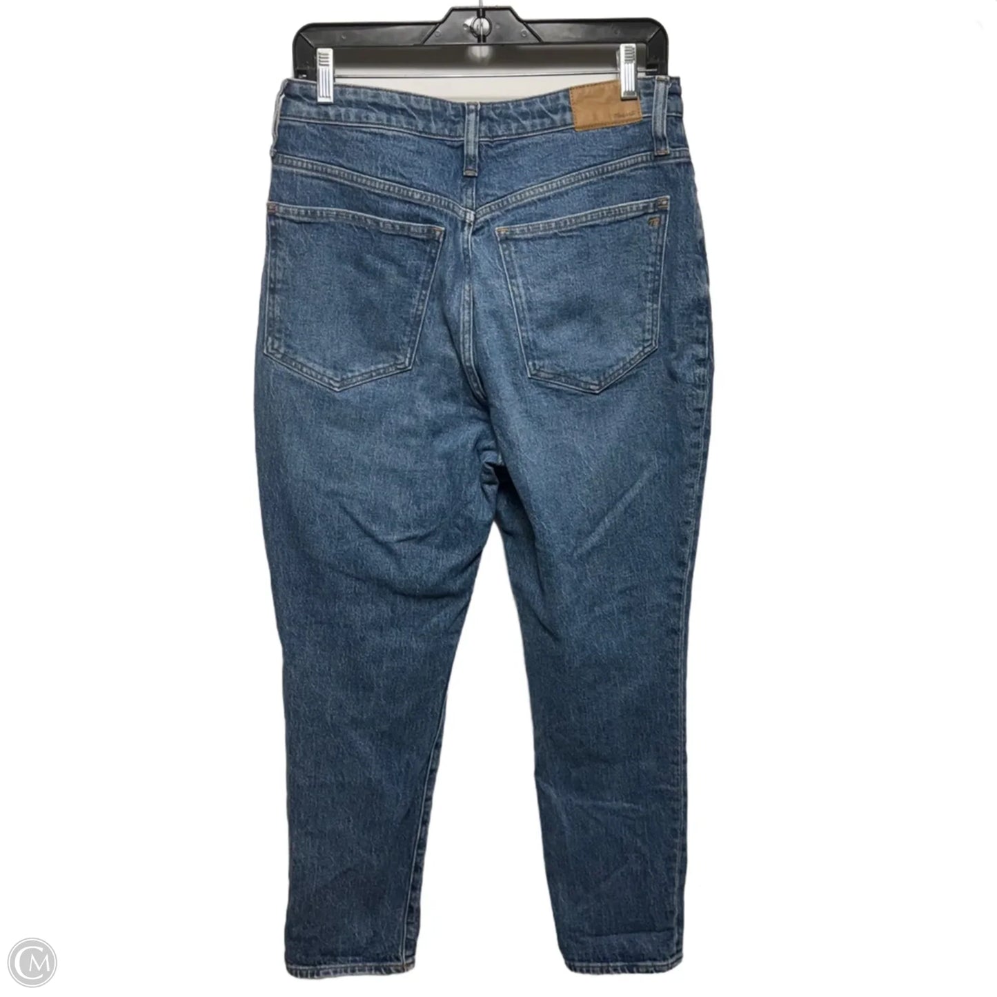 Jeans Straight By Madewell In Blue Denim, Size: 10