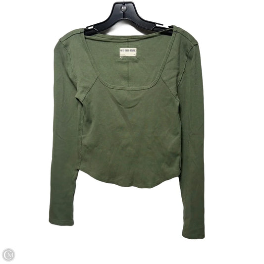 Top Long Sleeve By We The Free In Green, Size: M