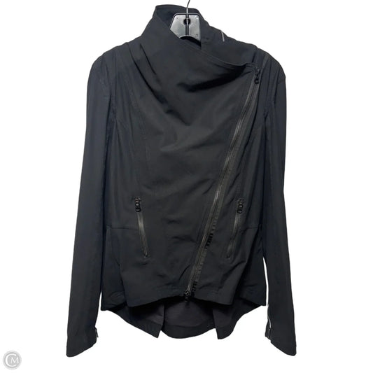 Athletic Jacket By Lululemon In Black, Size: M