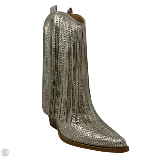 Paredisa Boots Western By Jessica Simpson In Gold, Size: 9.5