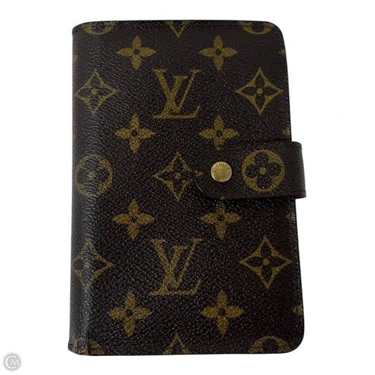 Porte Papier Bifold Wallet Luxury Designer By Louis Vuitton, Size: Medium