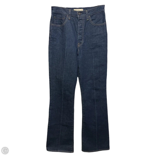 Ribcage Boot Cut Jeans By Levis In Blue Denim, Size: 6