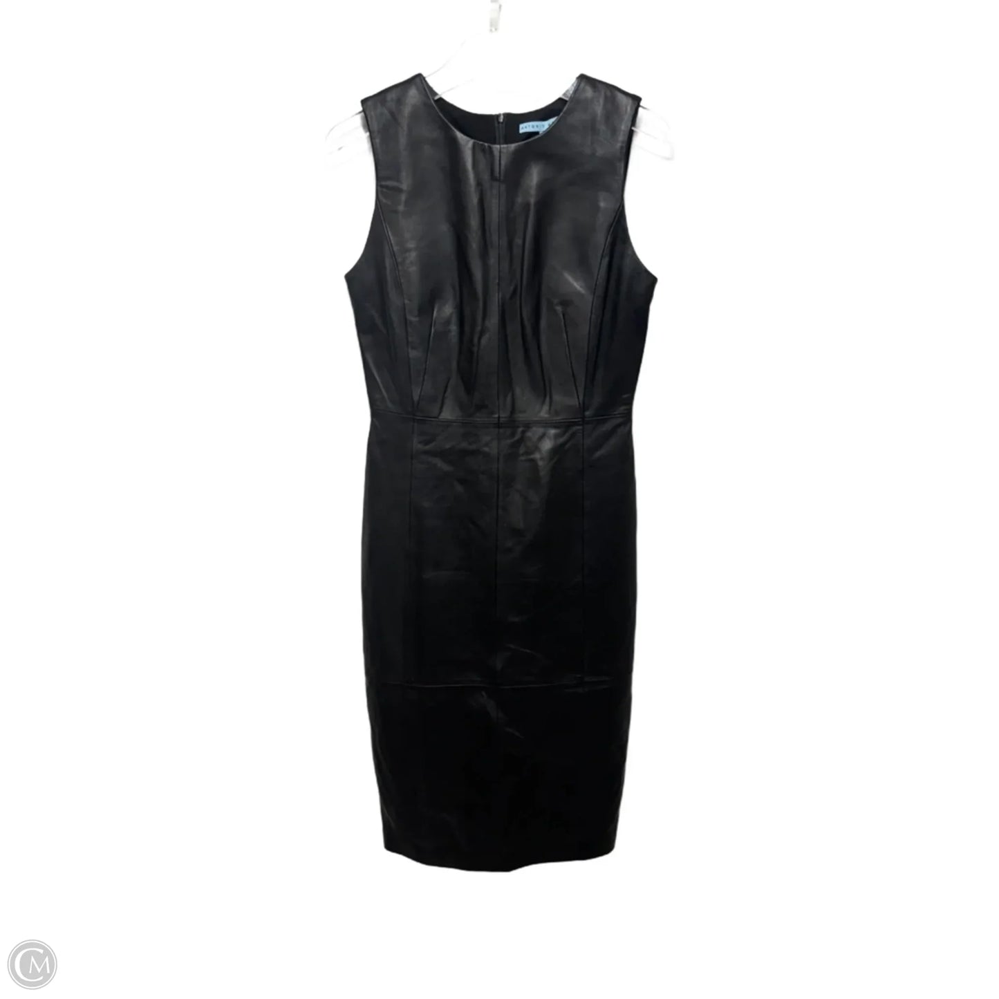 Luxury Collection Leather Sheath Dress By Antonio Melani In Black, Size: 4