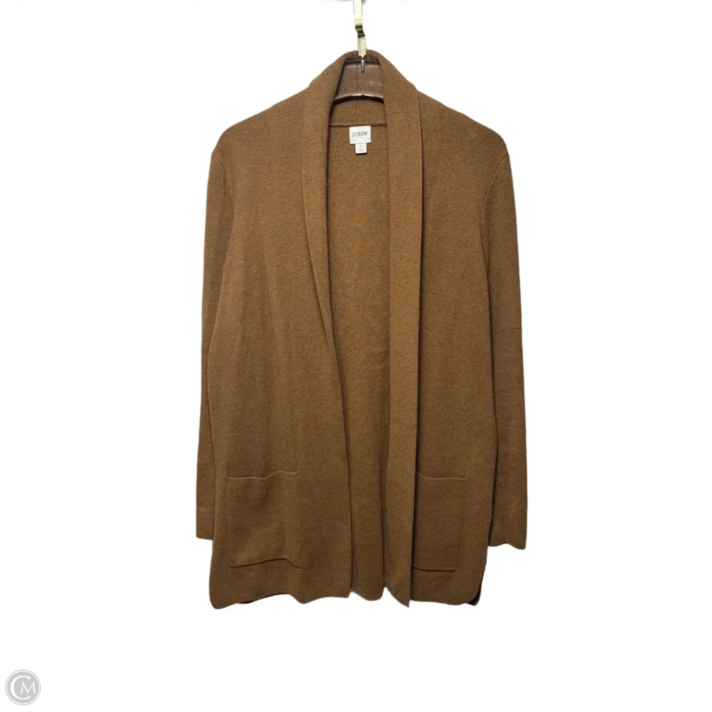 Sweater Cardigan By J. Crew In Tan, Size: S