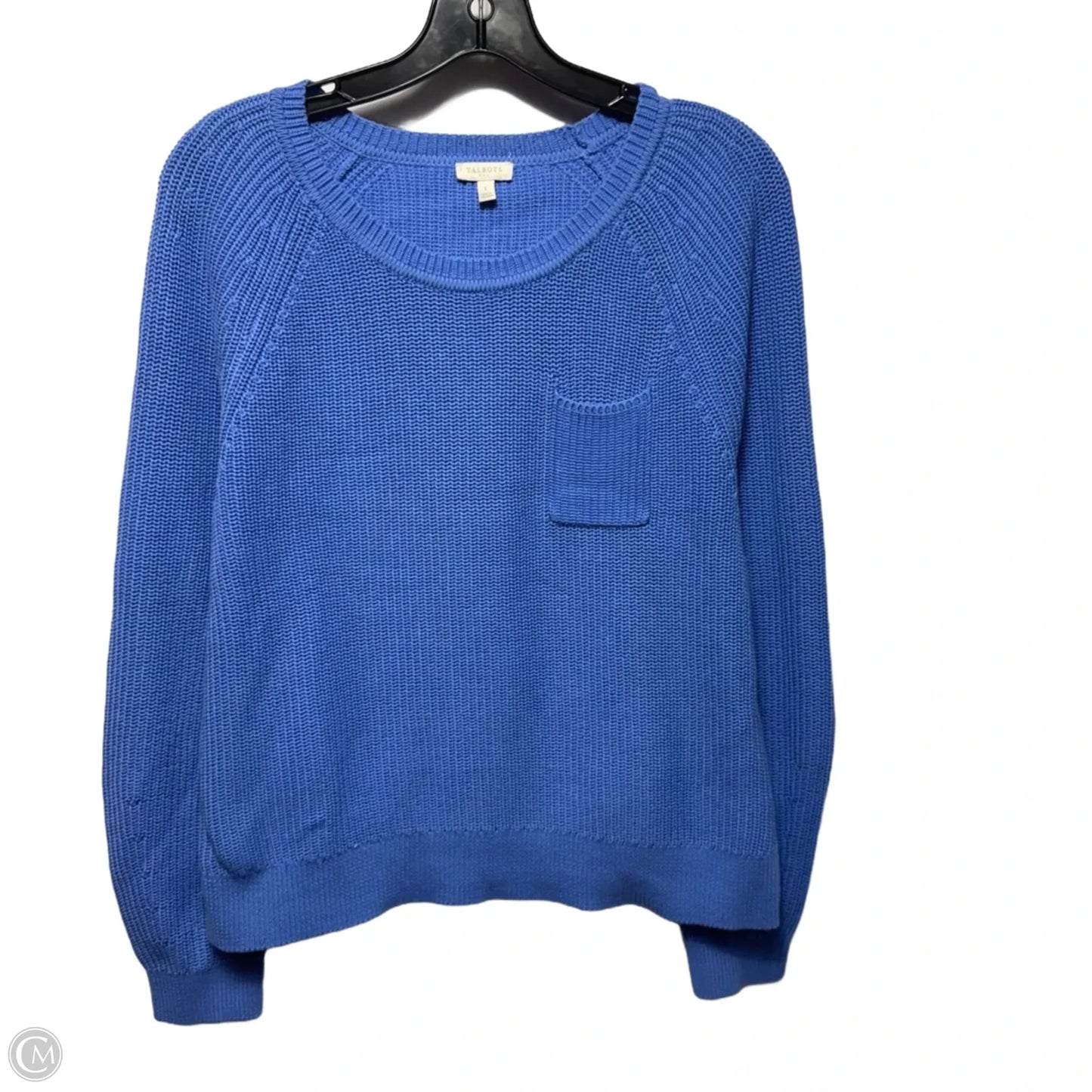 Pocket Sweater By Talbots In Blue, Size: L