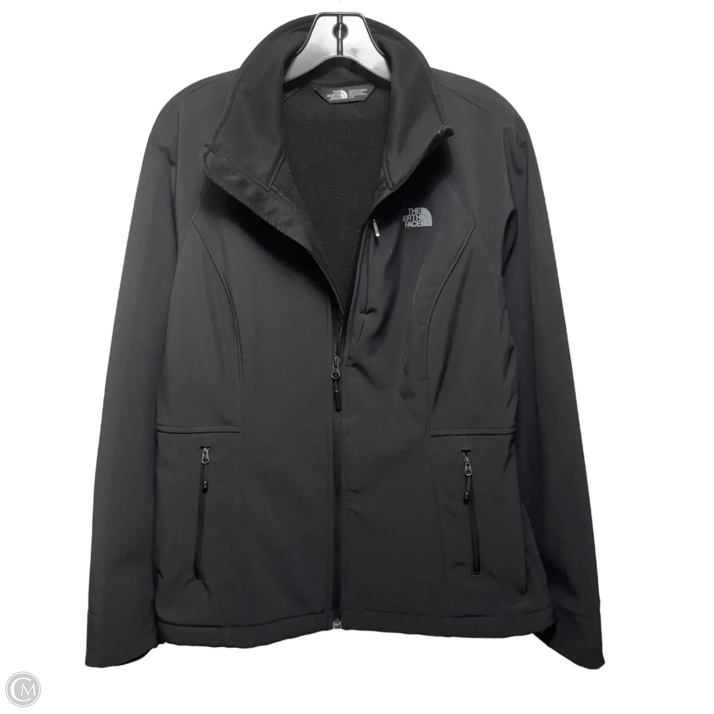 Fleece Lined Athletic Jacket By The North Face In Black, Size: L
