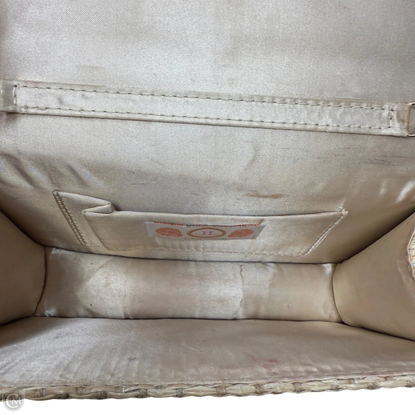 Ruby Straw Gold Bee Clutch By Lisi Lerch, Size: Small