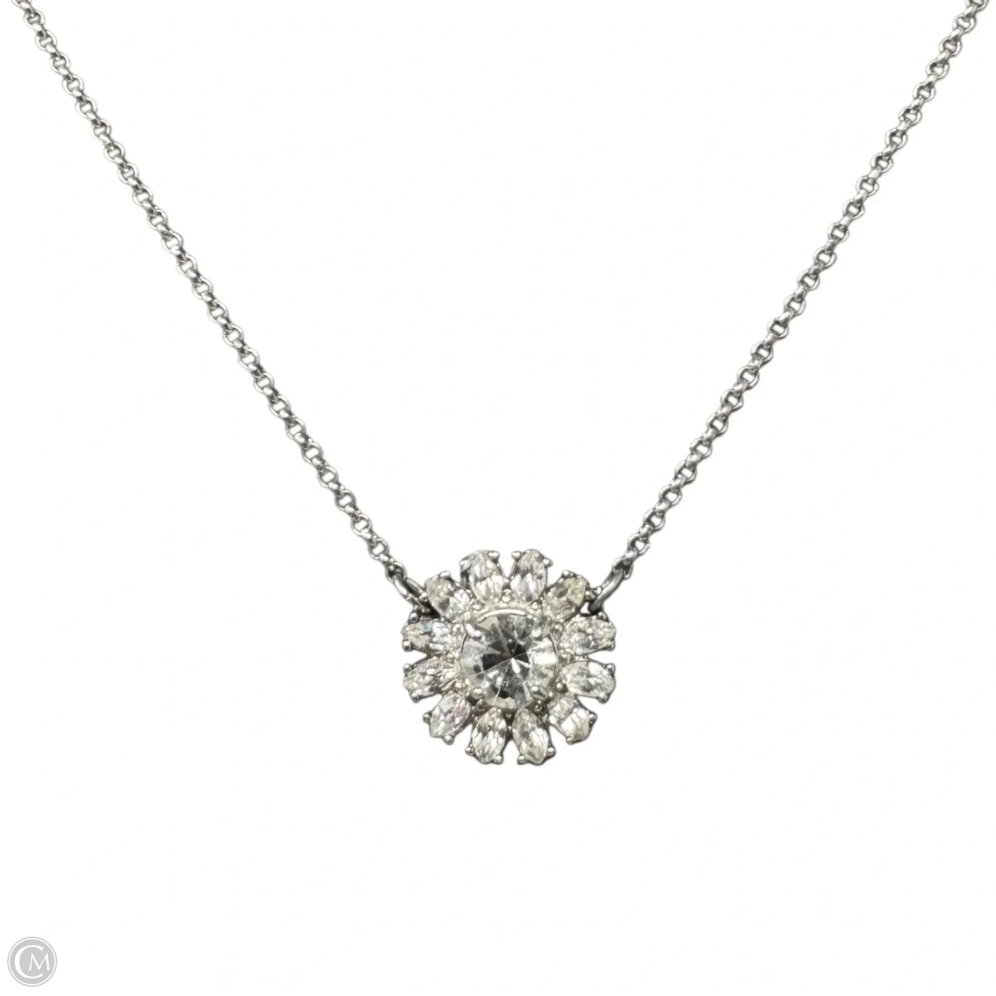 Crystal Flower Necklace Designer By Kate Spade