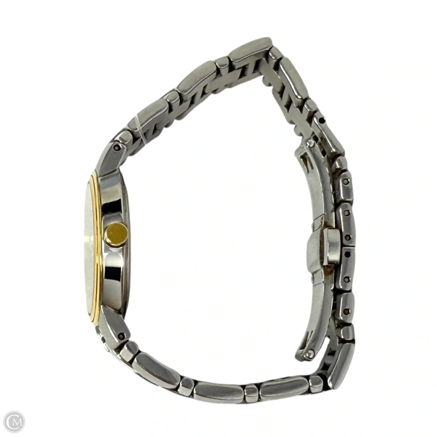 Black Museum Dial Two-Tone Watch (81 E4 1837) By Movado