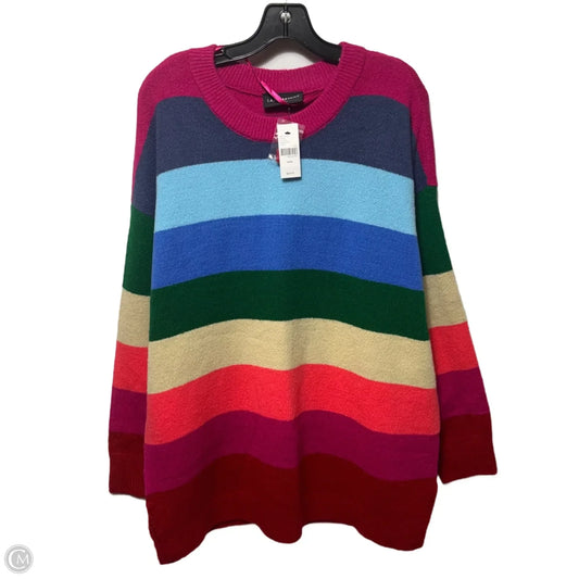 Sweater By Lane Bryant In Striped Pattern, Size: 18/20