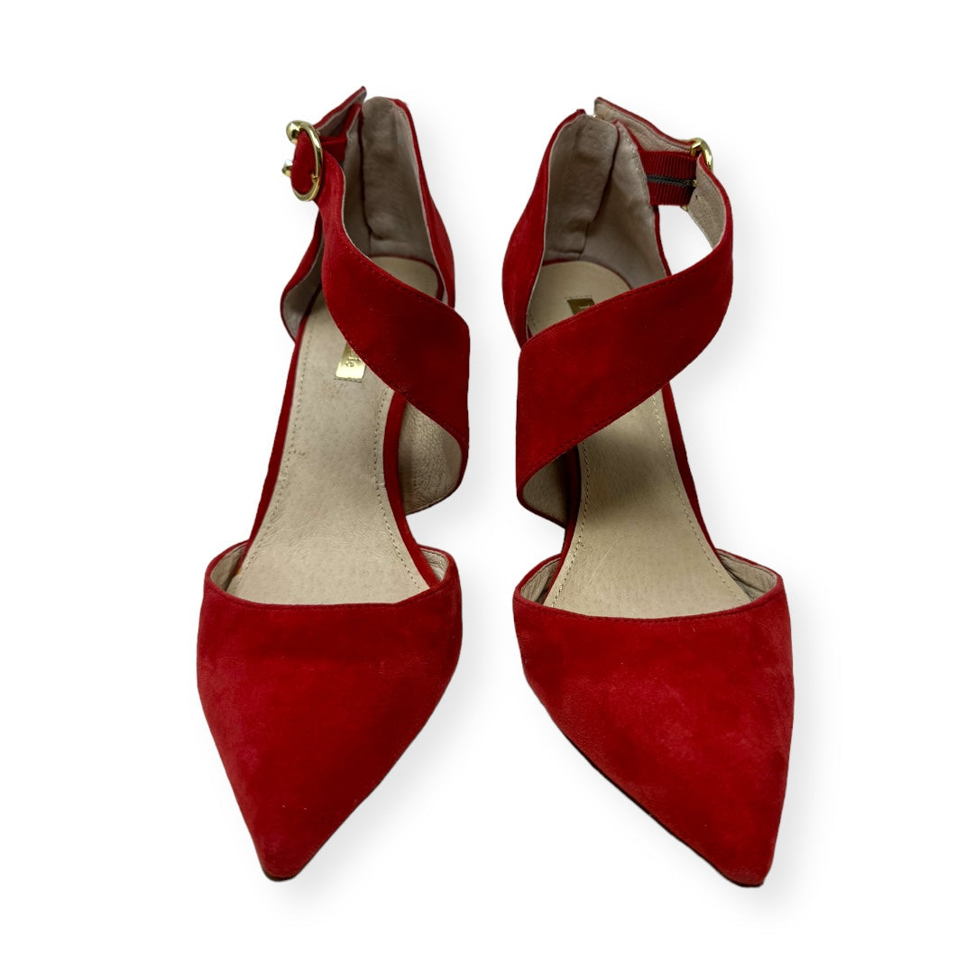 Coral Shoes Heels Stiletto Louise Et Cie, Size 7.5