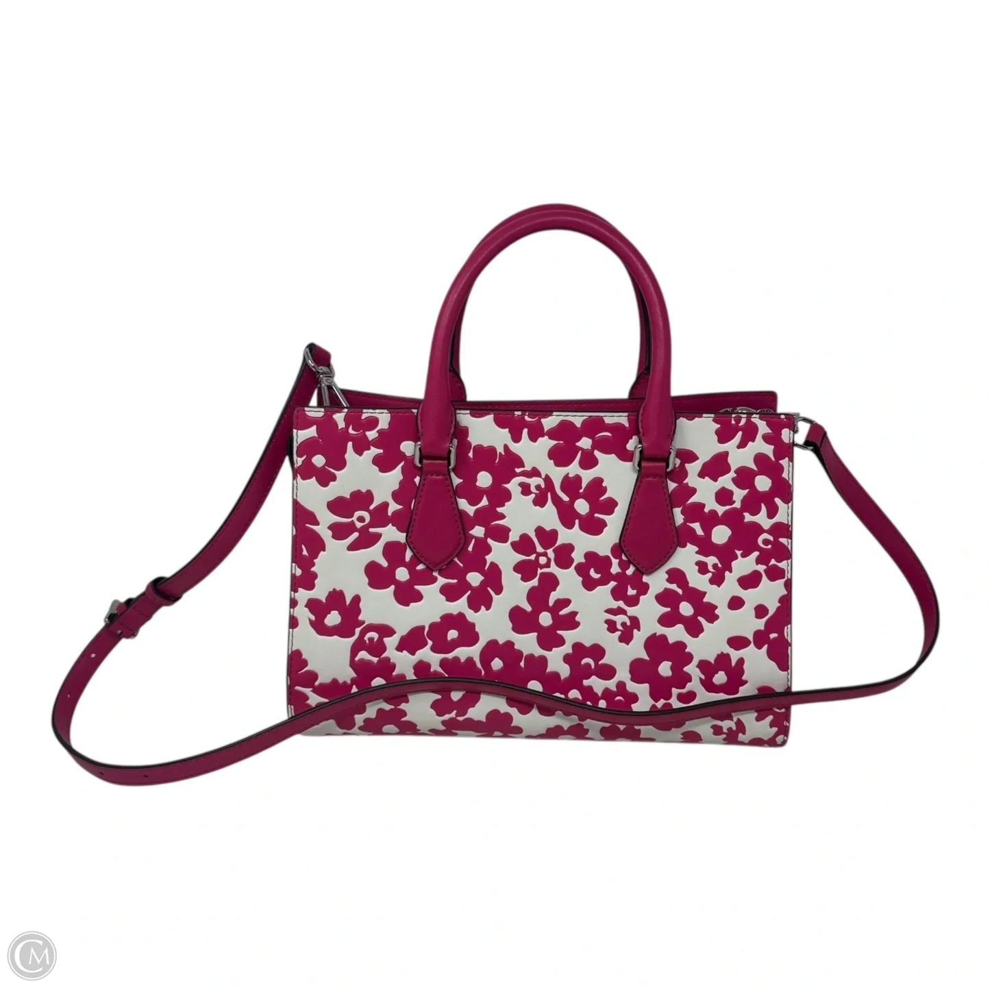 Sheila Sequin Satchel Handbag Designer By Michael Kors, Size: Medium