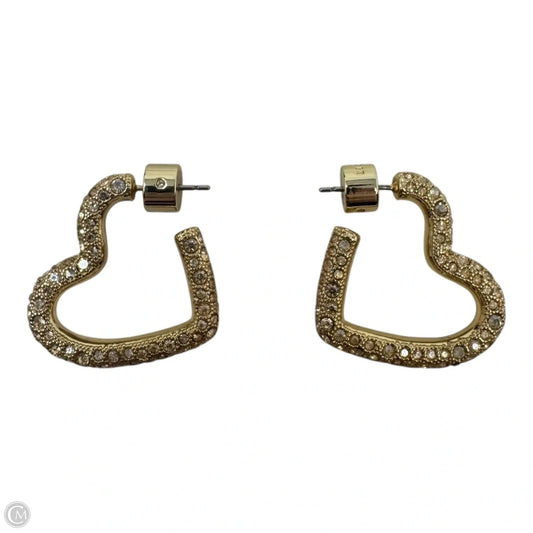 Heart Hoop Earrings Designer By Coach