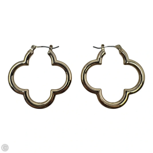 Clover Gold Hoop Earrings