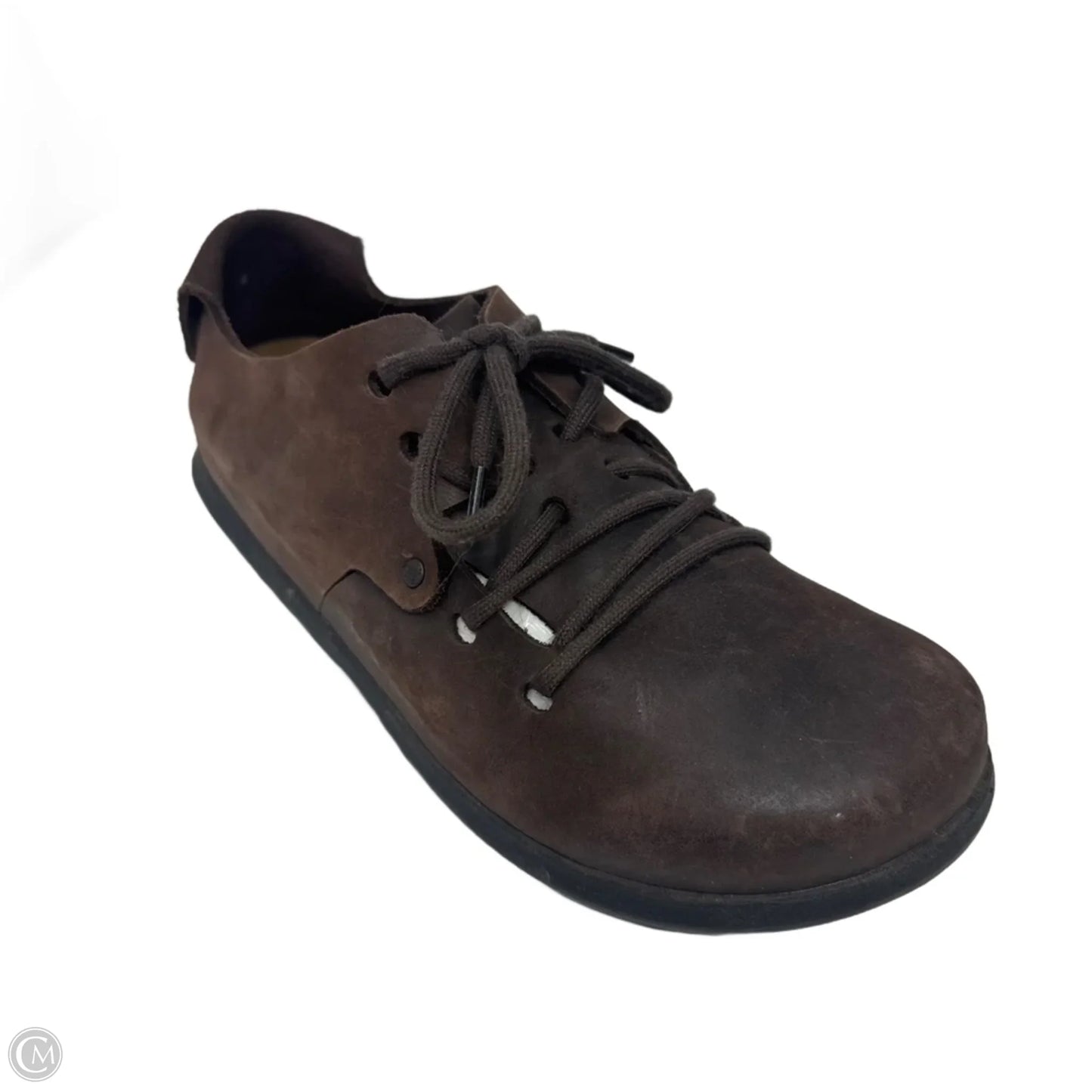 Montana Oiled Leather Shoes Flats By Birkenstock In Brown, Size: 8.5 (39)