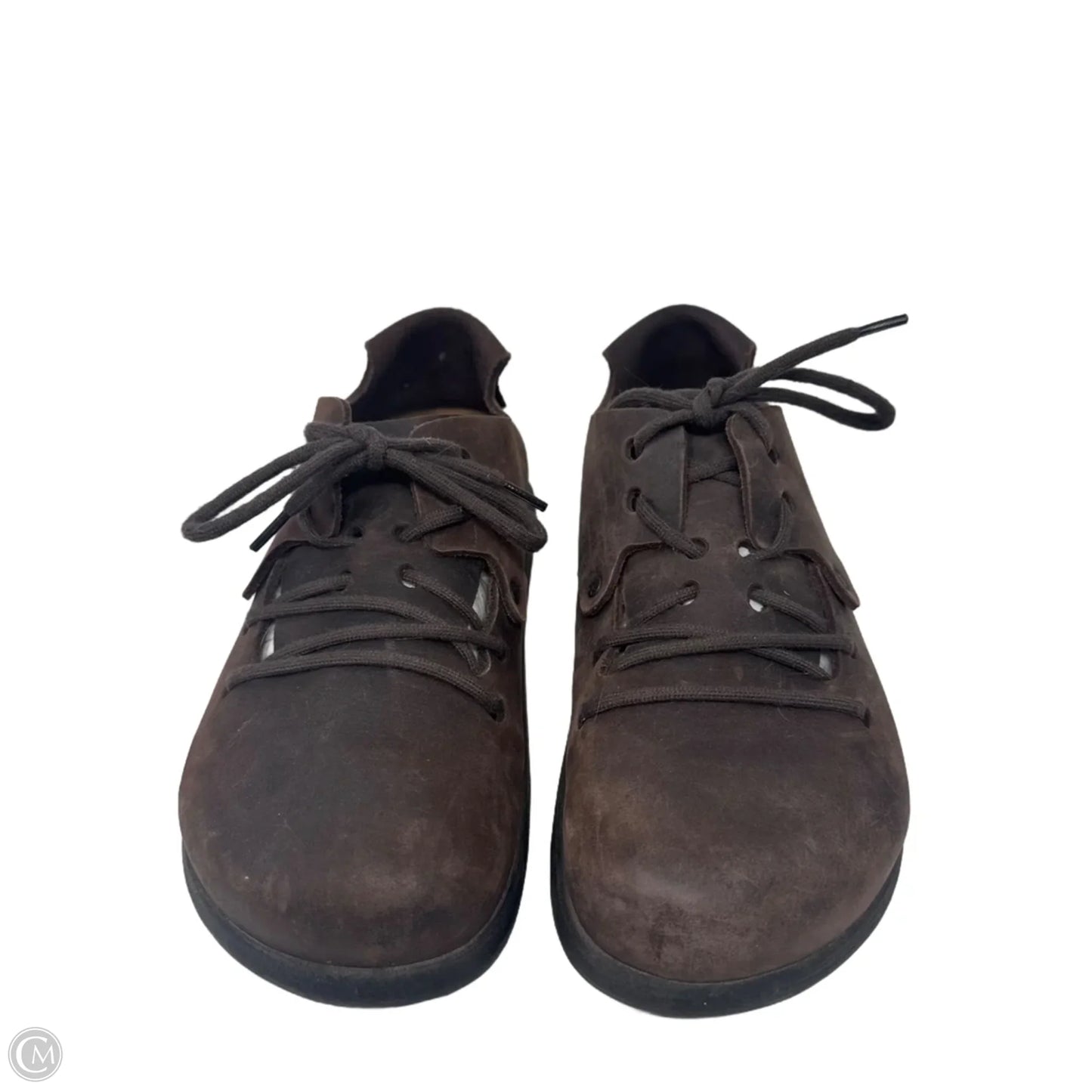 Montana Oiled Leather Shoes Flats By Birkenstock In Brown, Size: 8.5 (39)