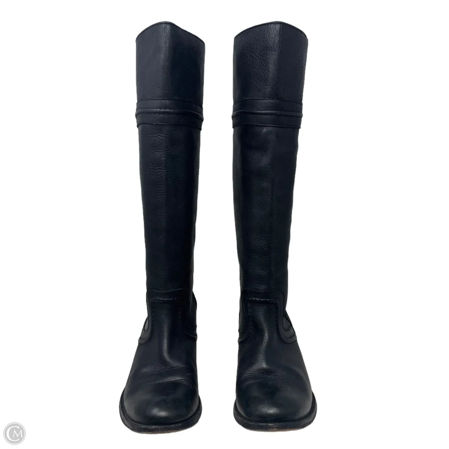 Melissa Riding Boots Designer By Frye In Black, Size: 8.5