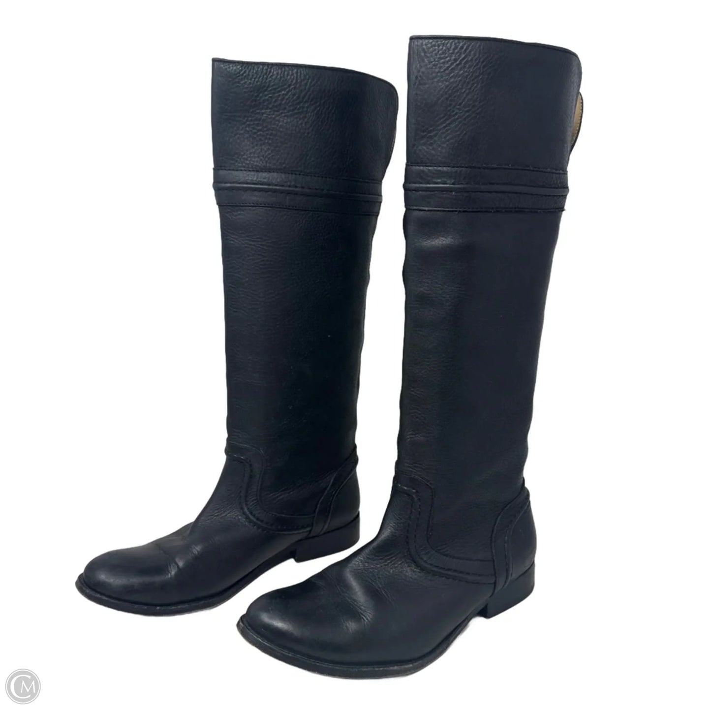 Melissa Riding Boots Designer By Frye In Black, Size: 8.5