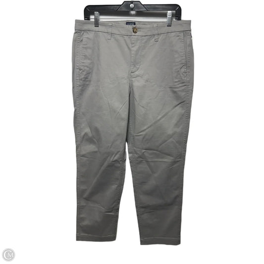 High Rise Girlfriend Chinos By J. Crew In Taupe, Size: 10