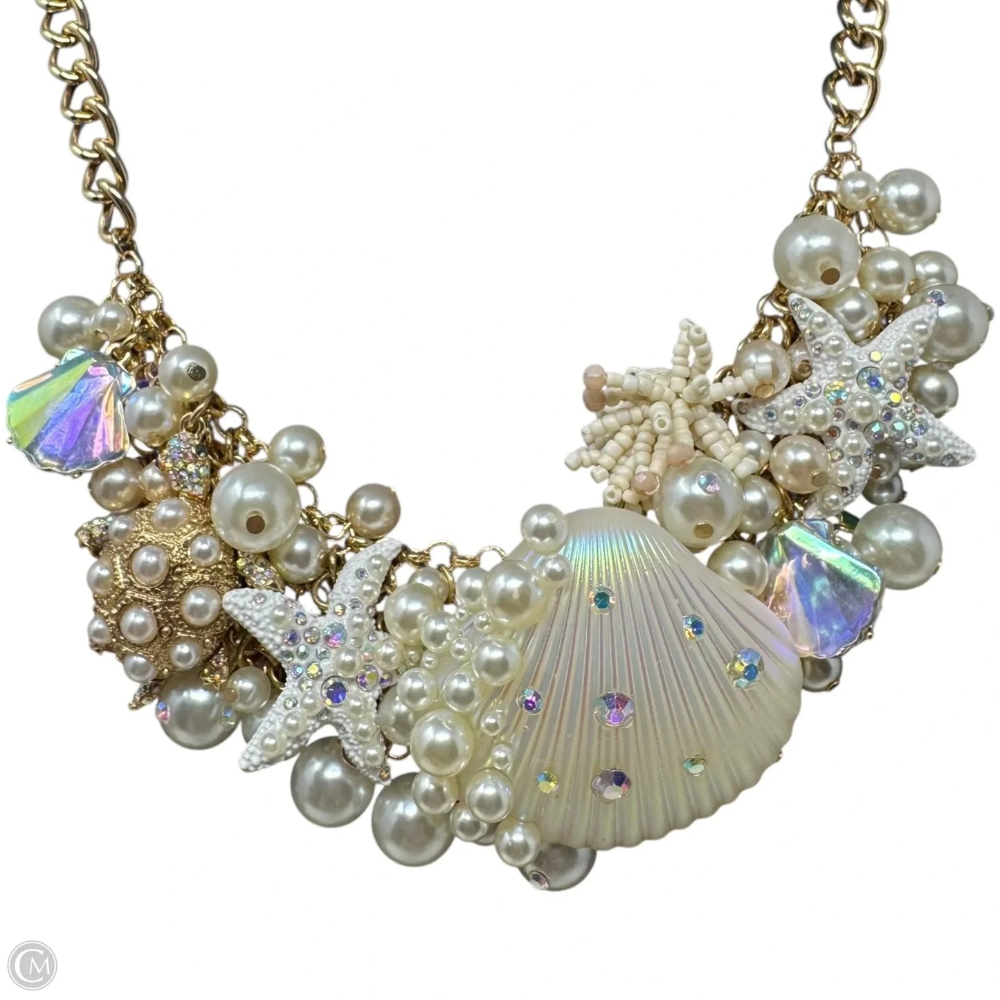 Mermaid Seashell Necklace Statement By Betsey Johnson